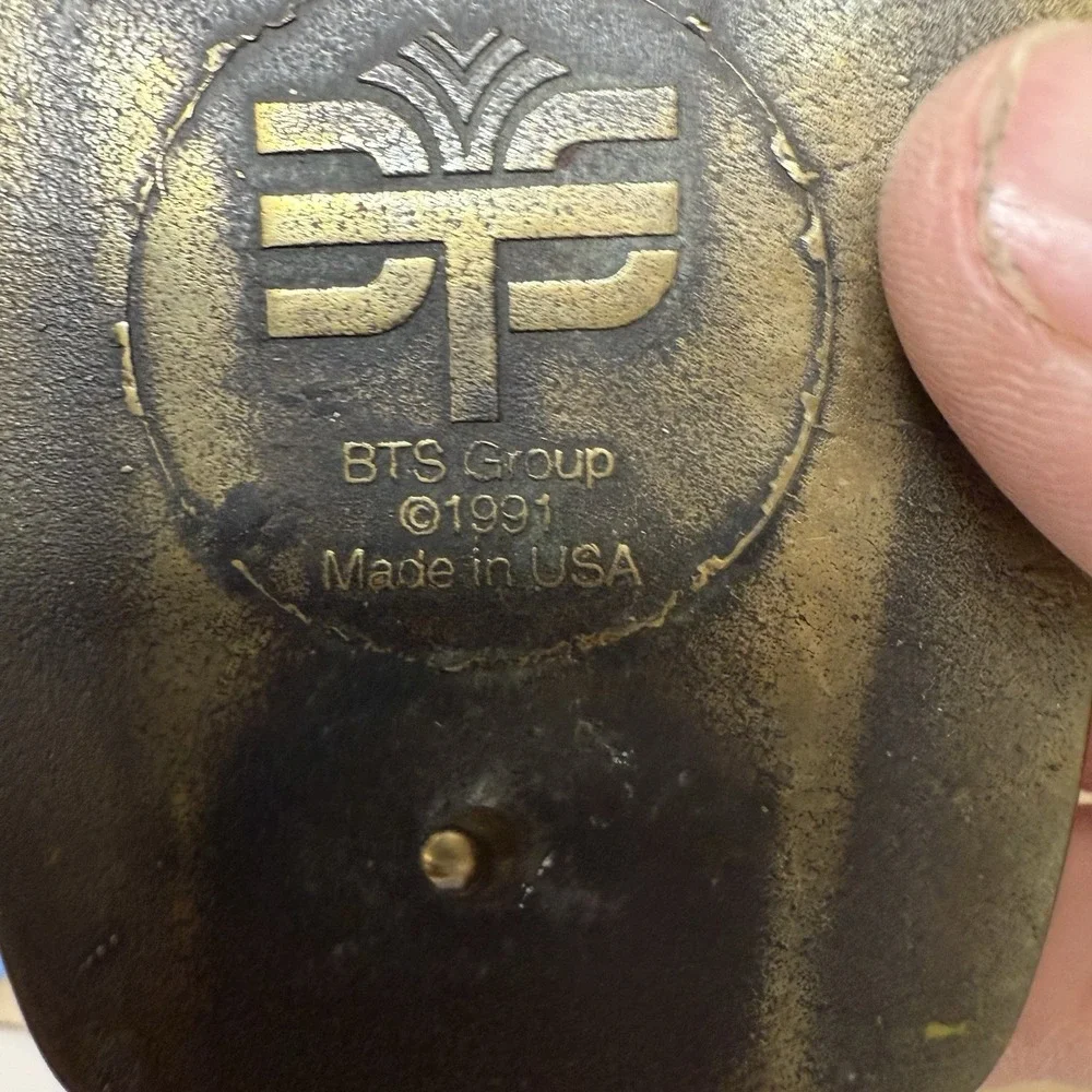 Vintage Belt Buckle Georgia Pacific Lumber Paper Mill Solid Brass 1981 BTS‎
